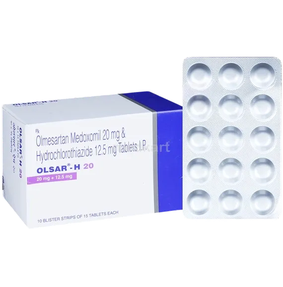 olsar h 20mg tablet 15's